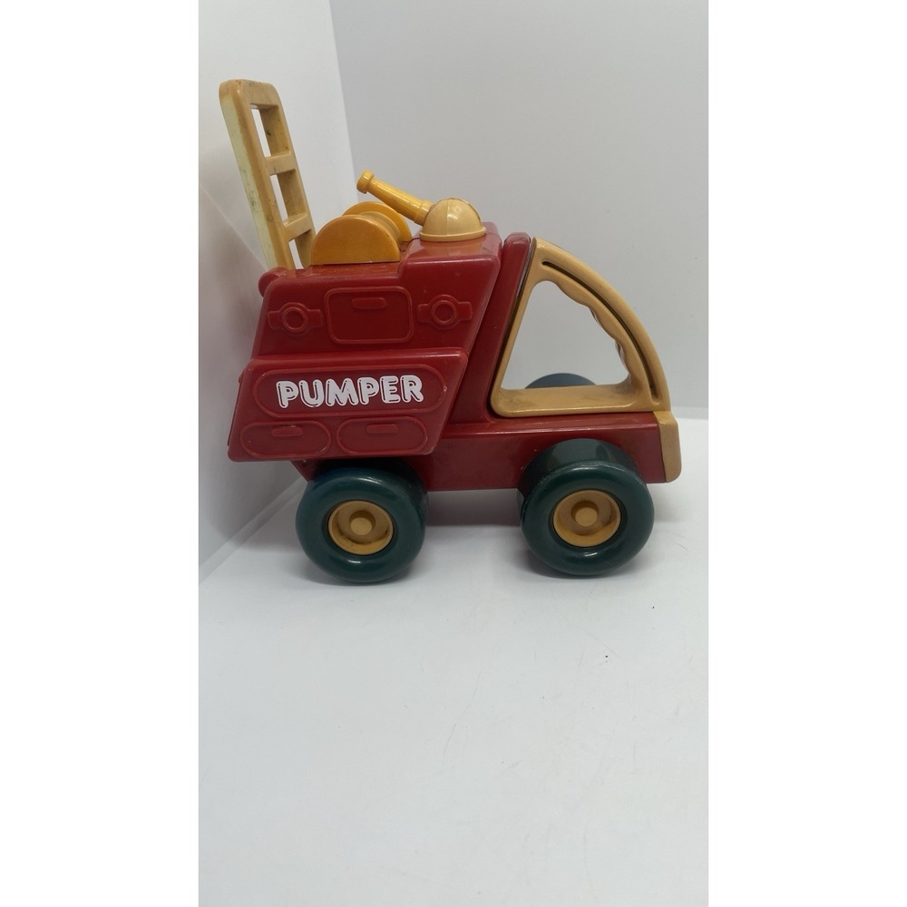 Vintage Buddy L‎ My First Pumper Fire Truck Preschool Handle Toy W/ LADDER ! - Picture 2 of 12